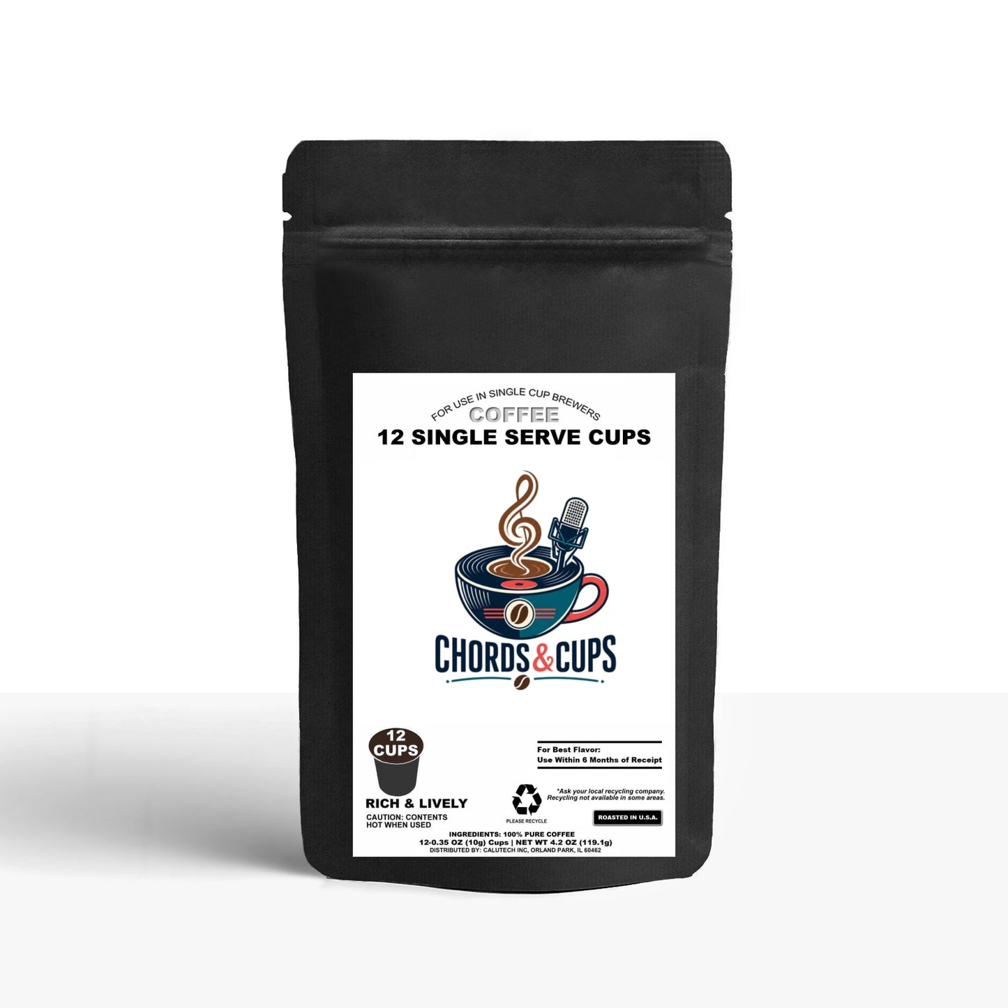12 Pack Single Serve Coffee Capsules
