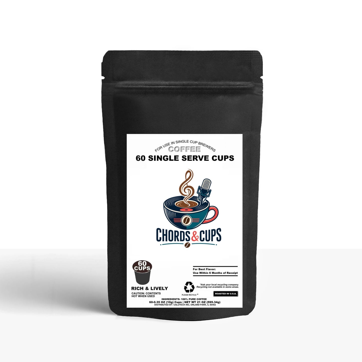 60 Pack Single Serve Coffee Capsules
